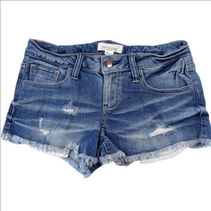 2.1 Denim Factory Distressed Jean Shorts Size 24